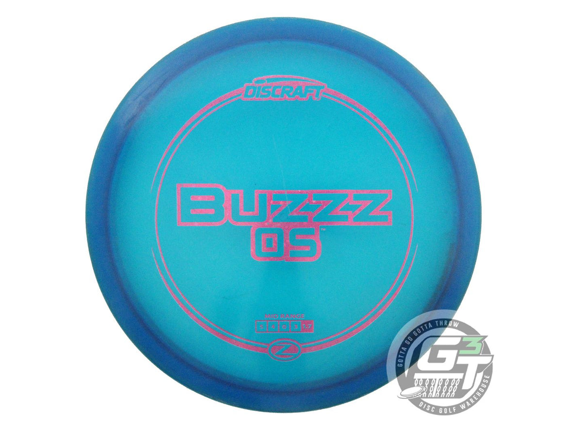USED Discraft Z Buzzz OS 174g Blue Magenta Star Foil Midrange Golf Disc