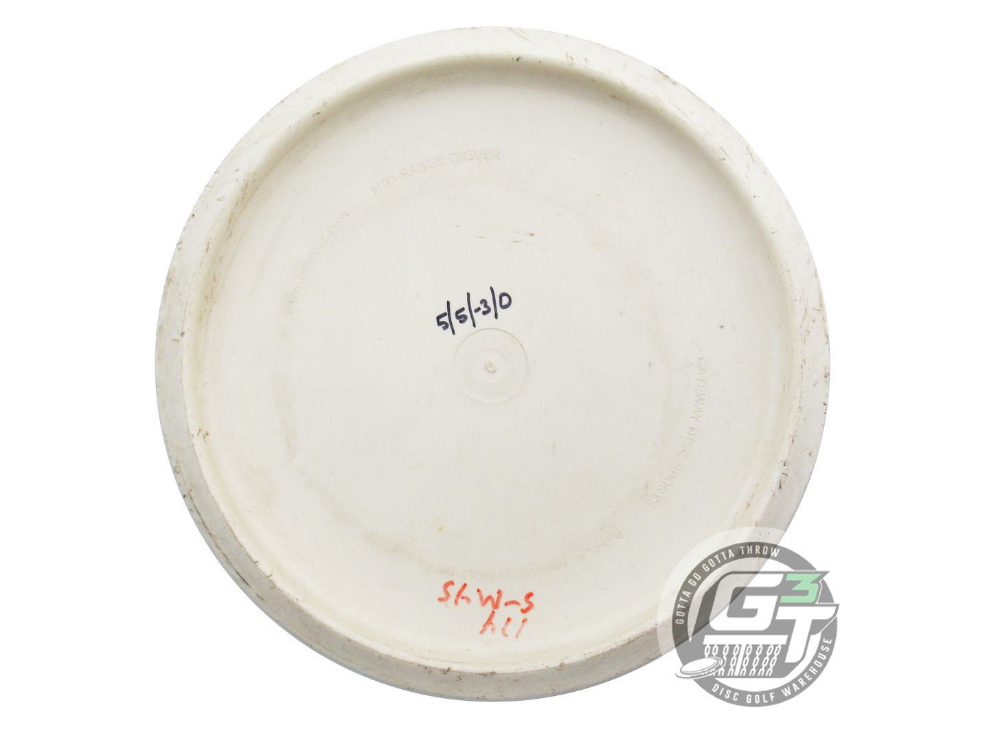 USED Gateway SureGrip Mystic 174g White Red Foil Midrange Golf Disc