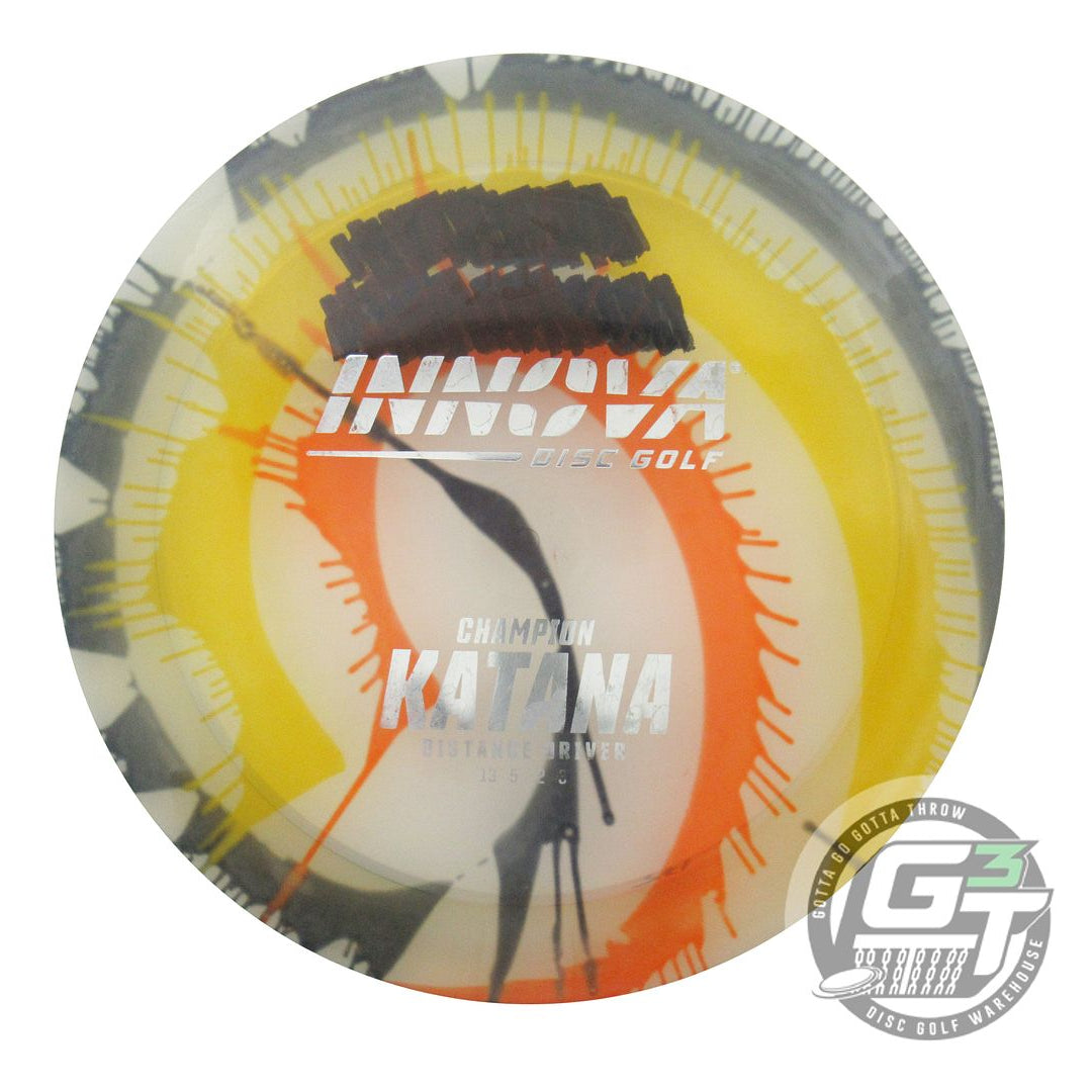 USED Innova I-DYE Champion Katana 175g Splatter Burst Distance Driver Golf Disc