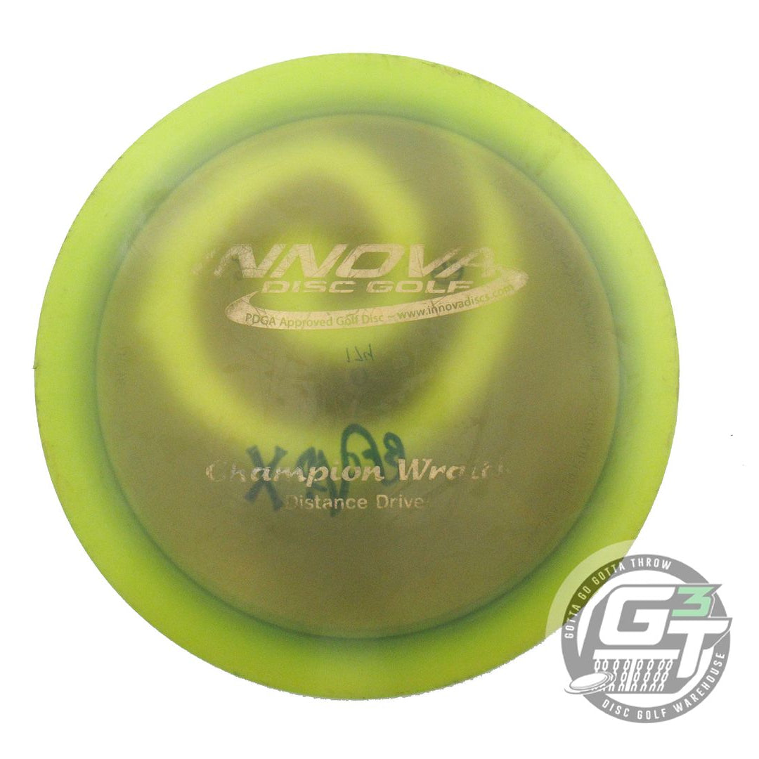 USED Innova Champion Wraith 174g Lime HOME DYED PFN Distance Driver Golf Disc