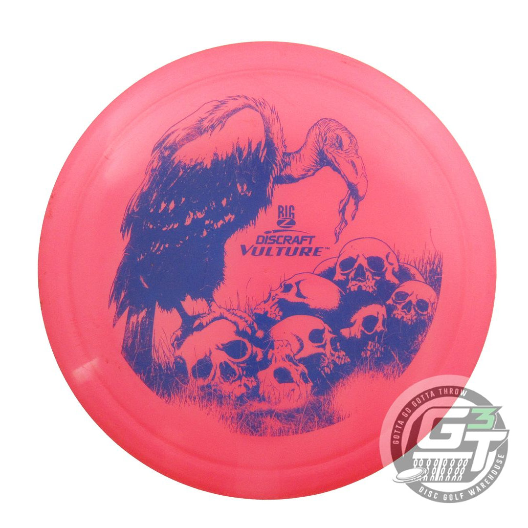 USED Discraft Big Z Vulture 176g Pink Purple Stamp Distance Driver Golf Disc