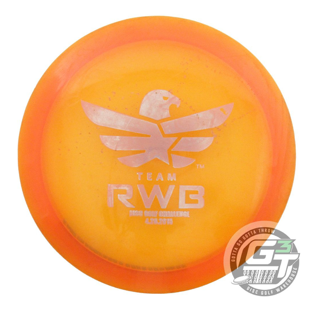 USED Discraft Z Predator 175g Orange Silver Foil OOP Fairway Driver Golf Disc