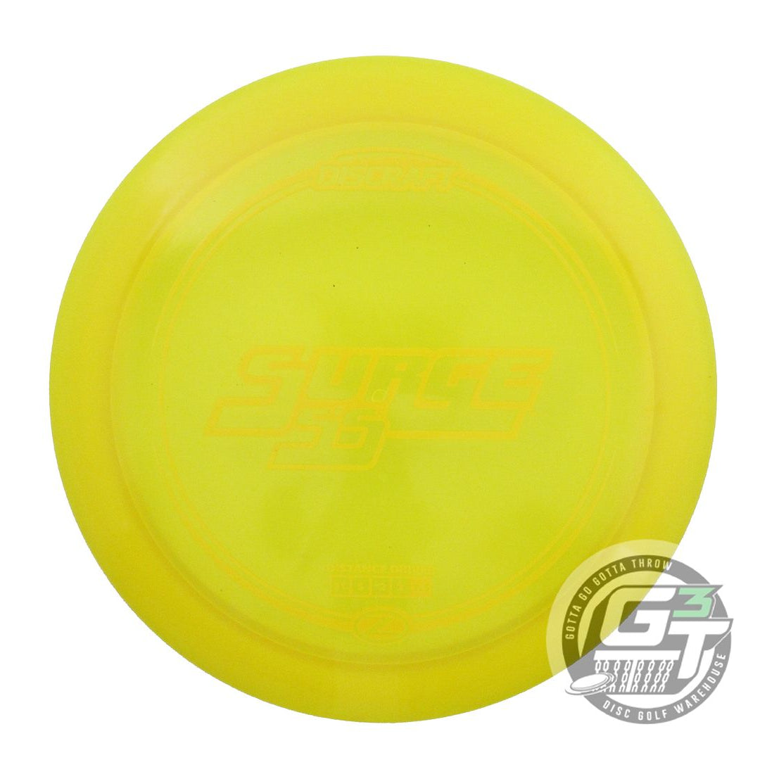 USED Discraft Z Surge SS 174g Yellow Yellow Stamp Distance Driver Golf Disc