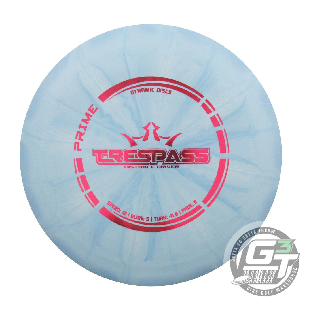 Dynamic Discs Prime Burst Trespass Distance Driver Golf Disc (Individually Listed)