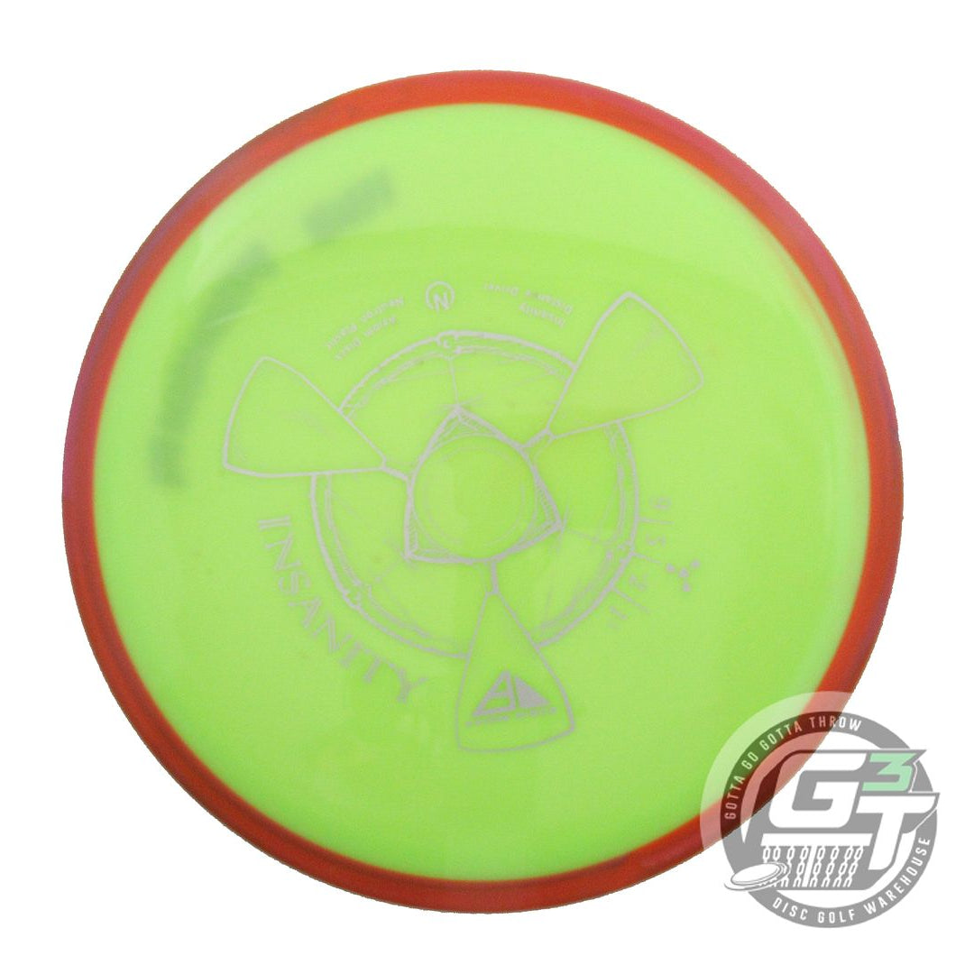 USED Axiom Discs Neutron Insanity 162g Yellow Orange Rim Distance Driver Disc
