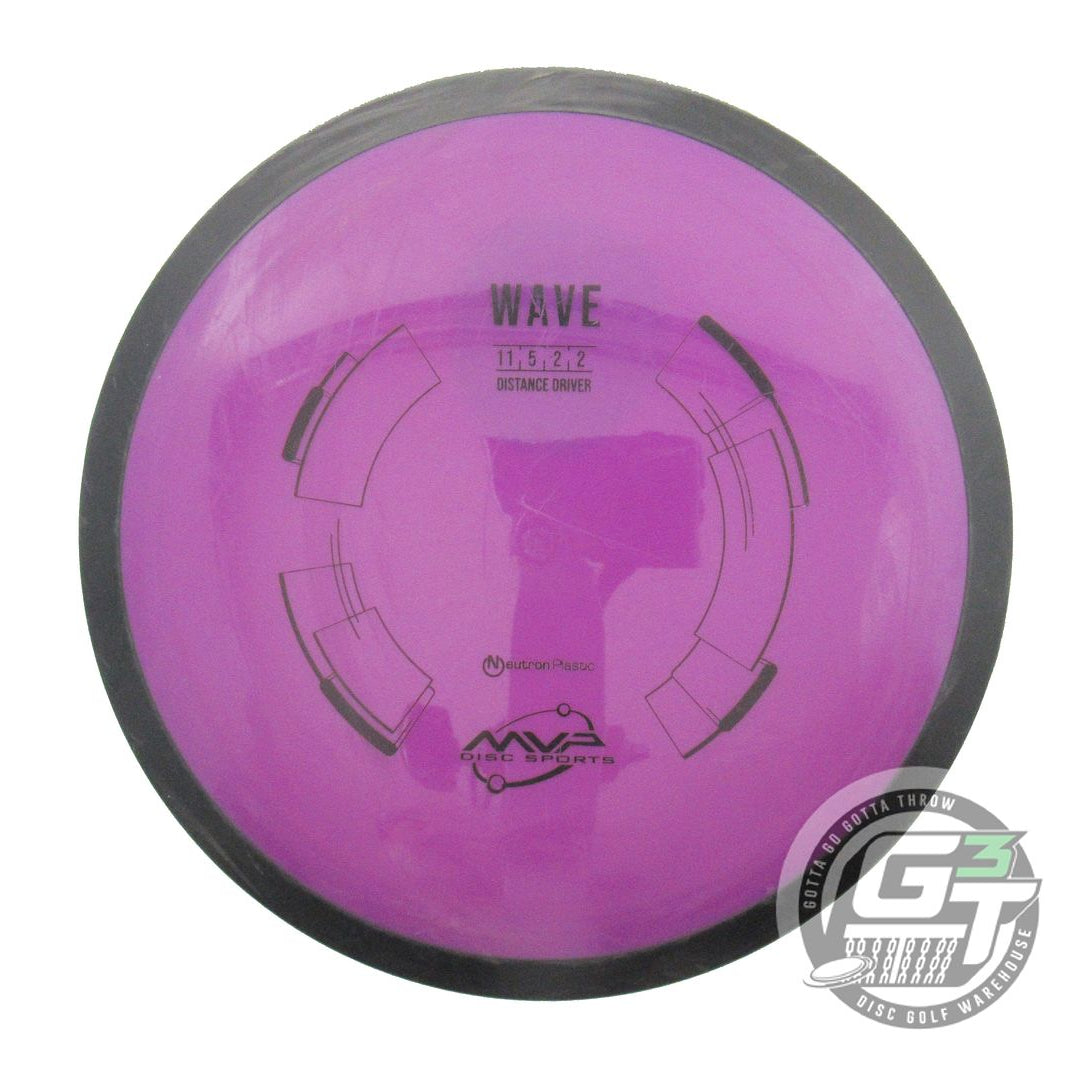 USED MVP Disc Sports Neutron Wave 174g Purple Distance Driver Golf Disc