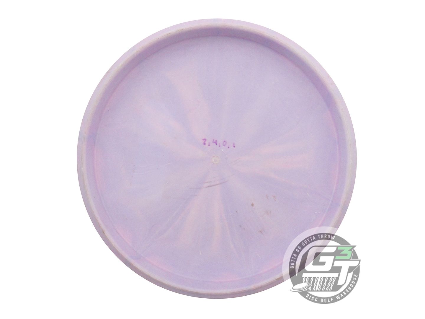 USED Dynamic Discs Classic Blend Burst Judge 174g Lilac Aqua Foil Putter Disc
