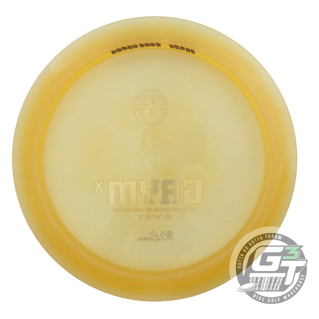 USED Kastaplast K1 Grym X 174g Peach Gold Foil Distance Driver Golf Disc
