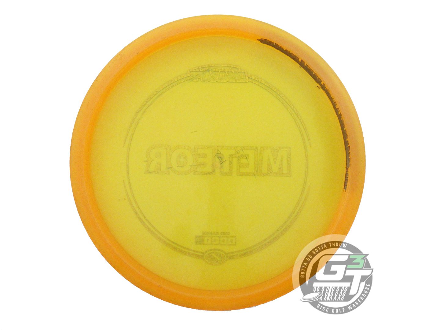USED Discraft Z Meteor 178g Marigold Green Matrix Foil Midrange Golf Disc