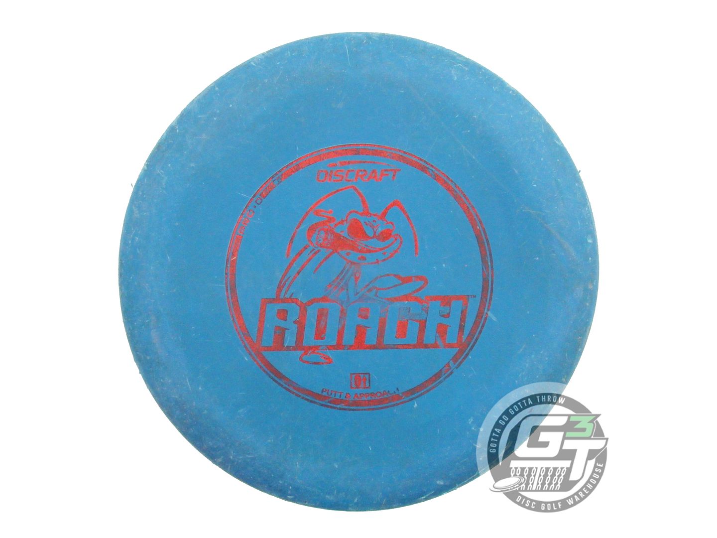 USED Discraft Pro D Roach 173g Blue Red Foil Putter Golf Disc