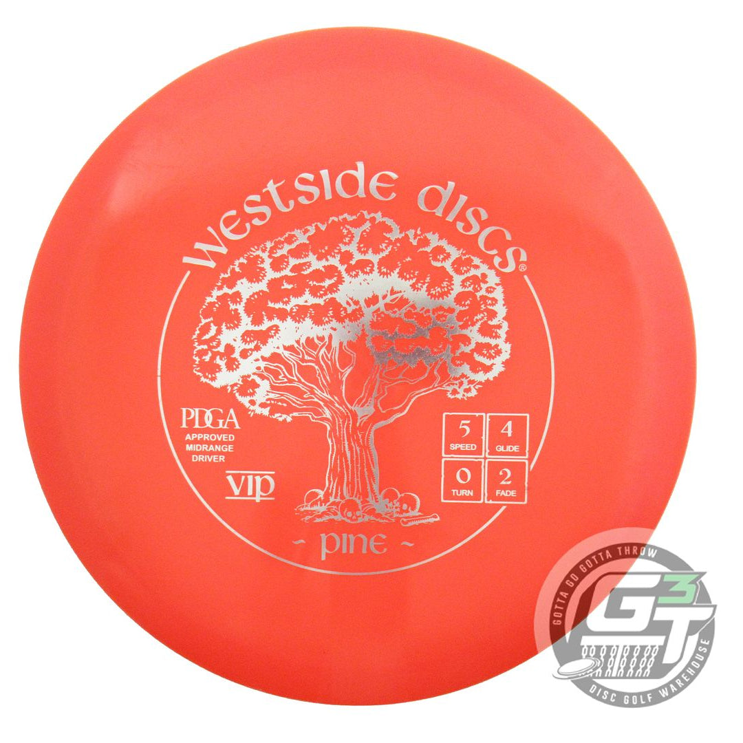 USED Westside Discs VIP Pine 175g Orange Silver Foil Midrange Golf Disc