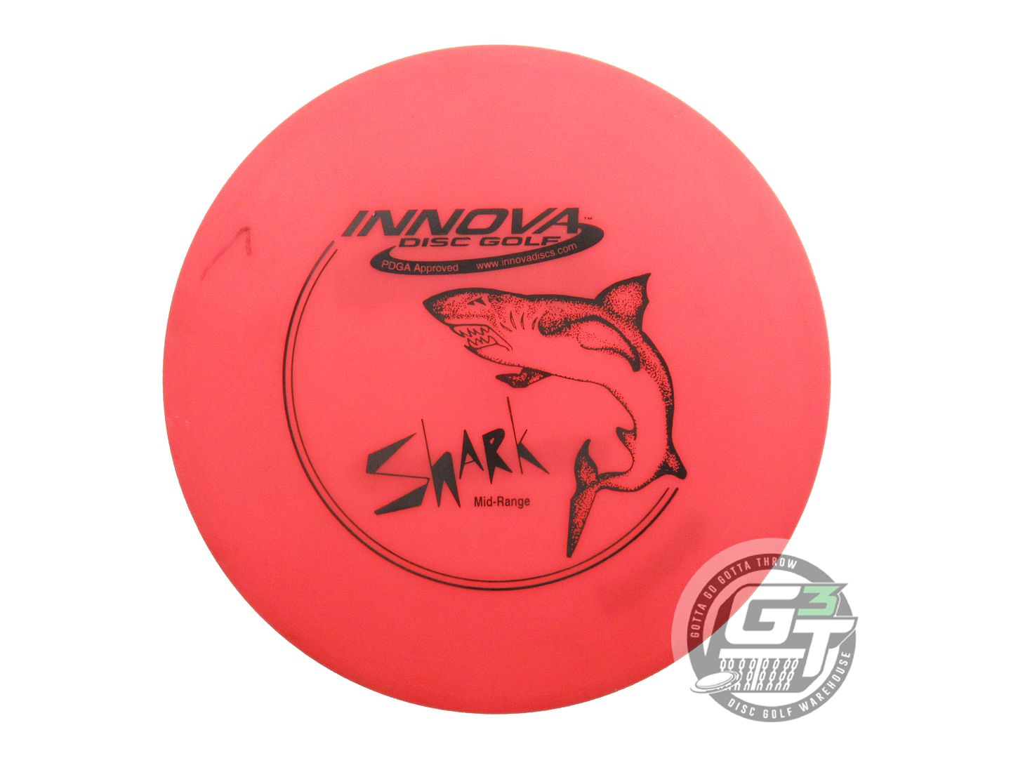 USED Innova DX Shark 148g Red Black Stamp PFN Midrange Golf Disc
