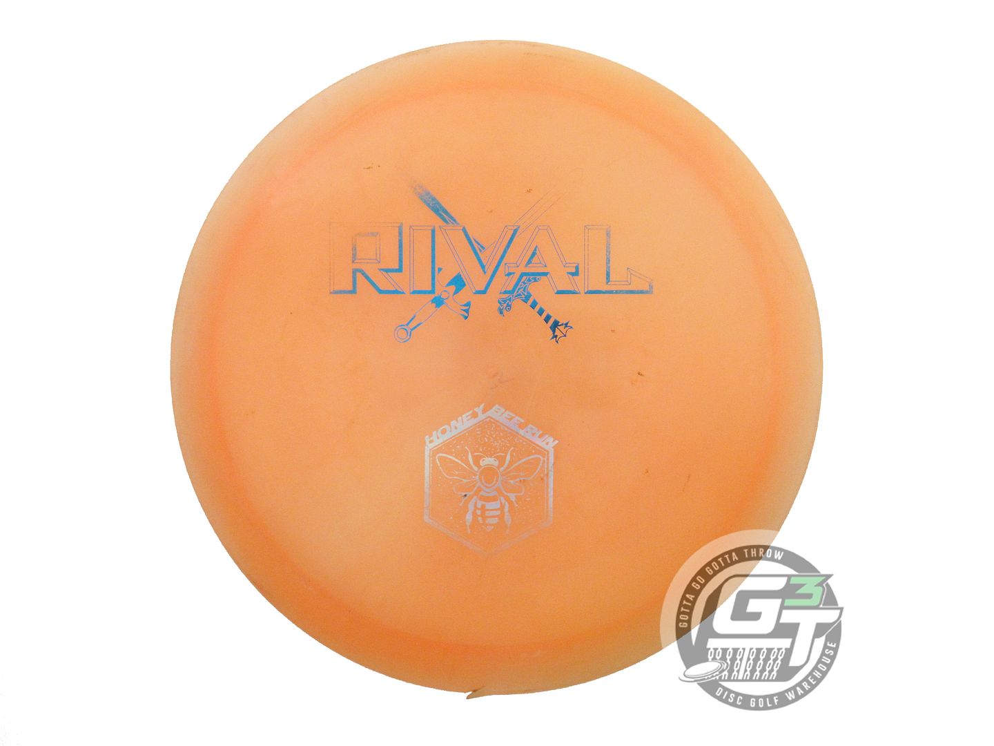 USED Legacy Discs Honey Bee Pinnacle Rival 175g Peach RIM GOUGE Driver Golf Disc