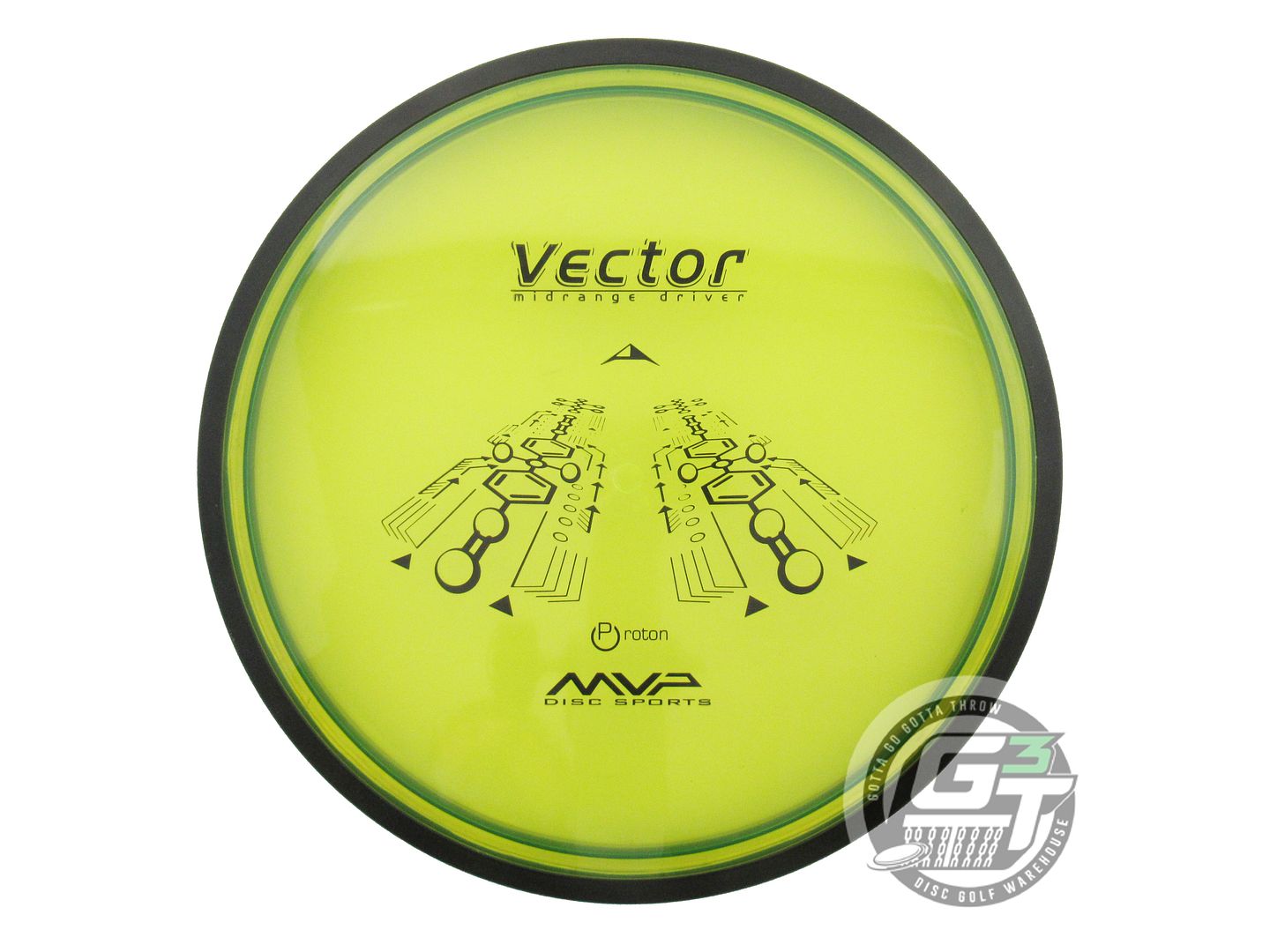 USED MVP Disc Sports Proton Vector 176g Yellow OOP Midrange Golf Disc