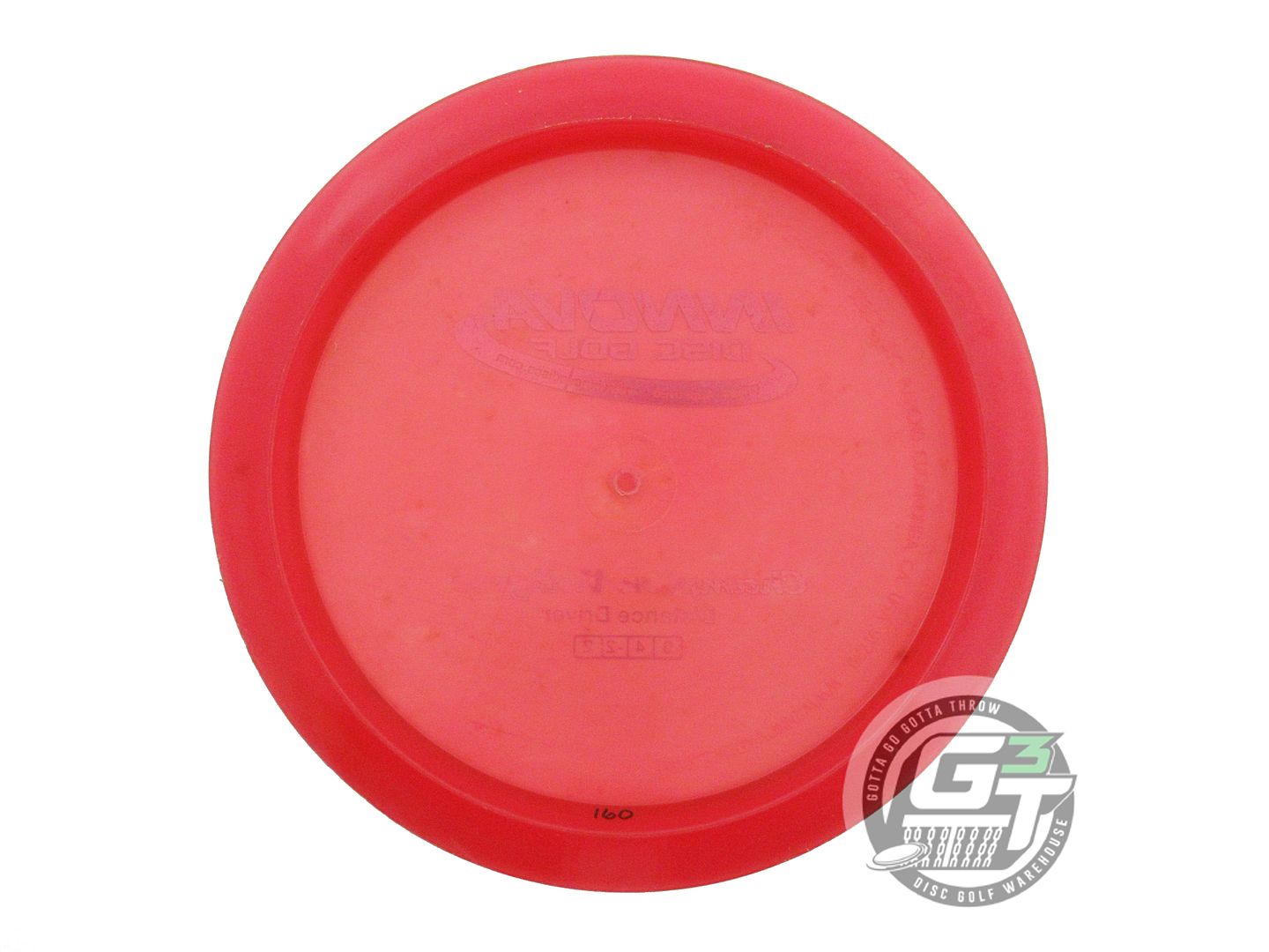 USED Innova Champion Valkyrie 160g Red Silver Foil Distance Driver Golf Disc