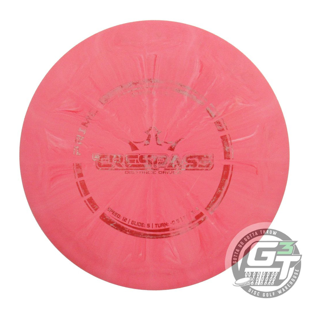 USED Dynamic Discs Prime Burst Trespass 173g Pink Red Foil Distance Driver Disc