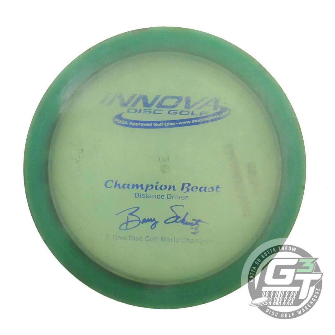 USED Innova Champion Beast 174g Green Blue Foil PFN Distance Driver Golf Disc
