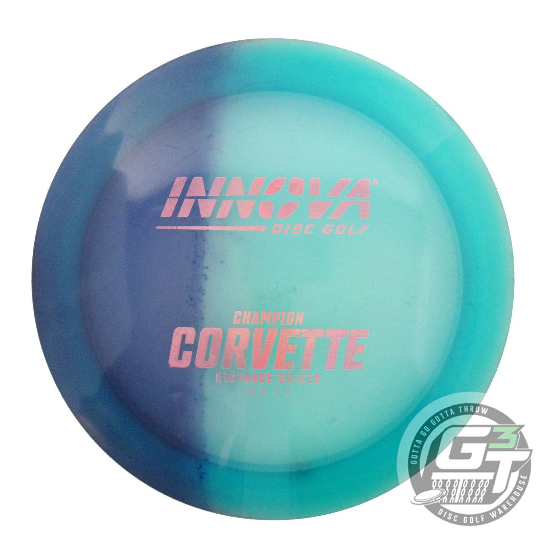 USED Innova Champion Corvette 175g Teal HOME DYED Distance Driver Golf Disc