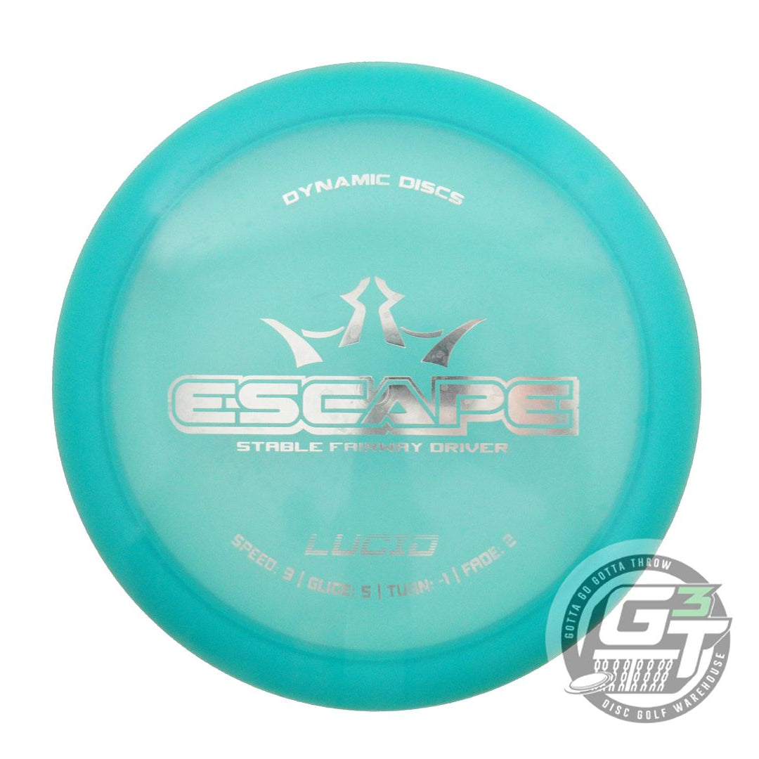 USED Dynamic Discs Lucid Escape 168g Seafoam Silver A Fairway Driver Golf Disc
