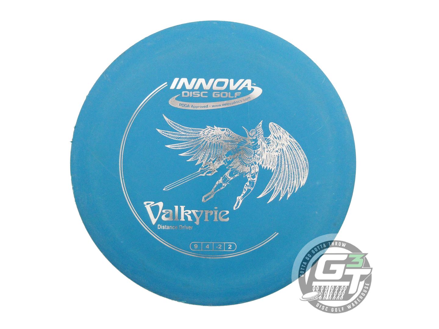 USED Innova DX Valkyrie 173g Blue Silver Foil Distance Driver Golf Disc