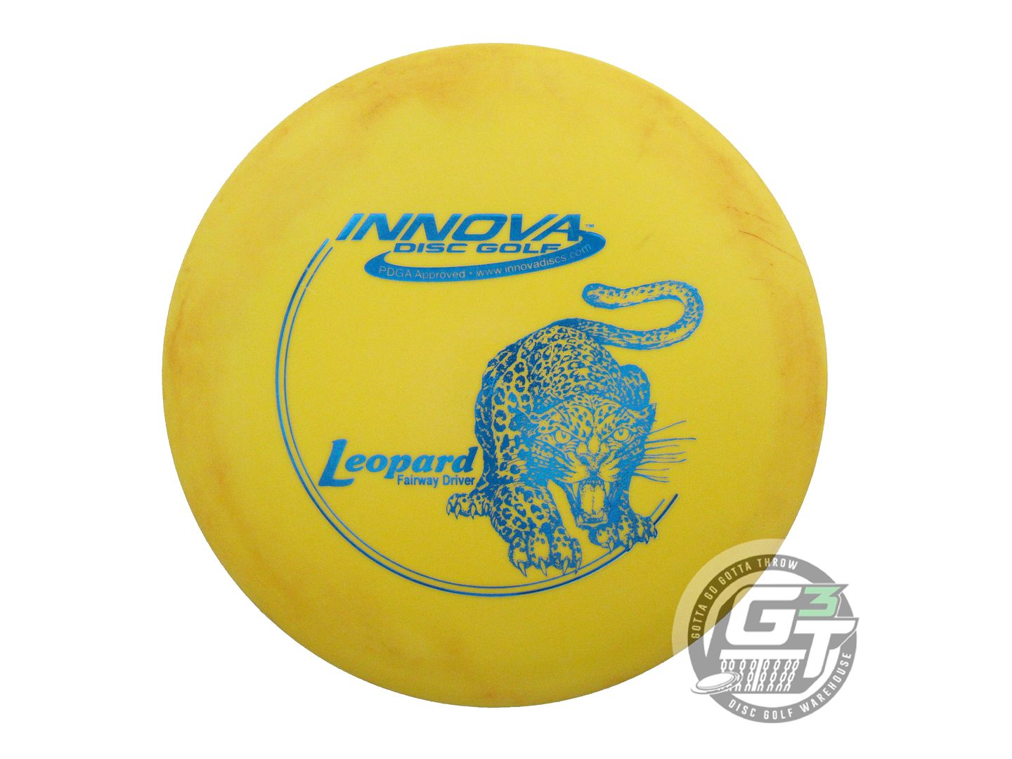 USED Innova DX Leopard 149g Yellow Blue Foil Fairway Driver Golf Disc