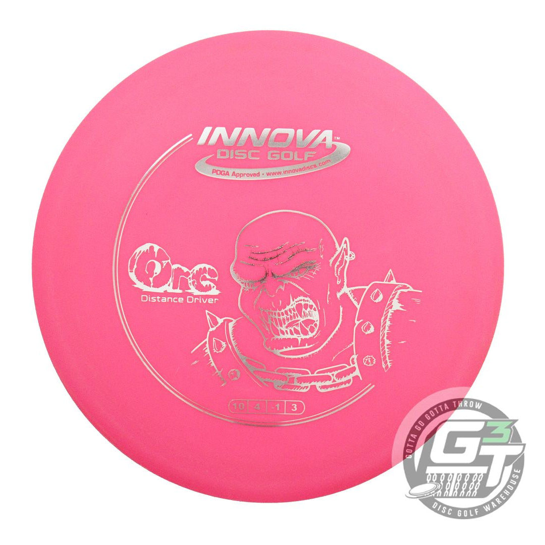 USED Innova DX Orc 175g Pink Silver Foil B Distance Driver Golf Disc