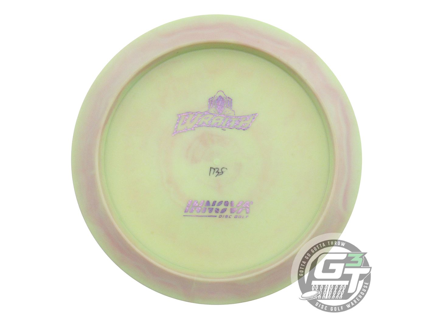 USED Innova Backstamp Star Wraith 174g Lime-Pink Lilac Foil Driver Golf Disc