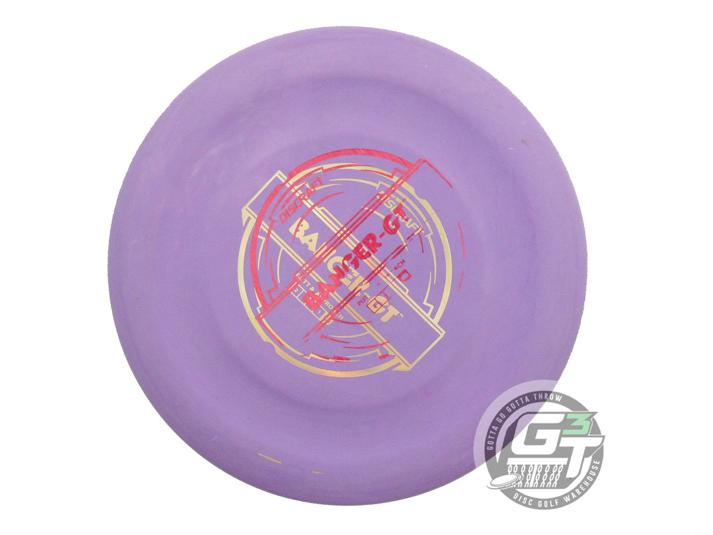 USED Discraft X-OUT Putter Line Banger GT 173g Purple Putter Golf Disc