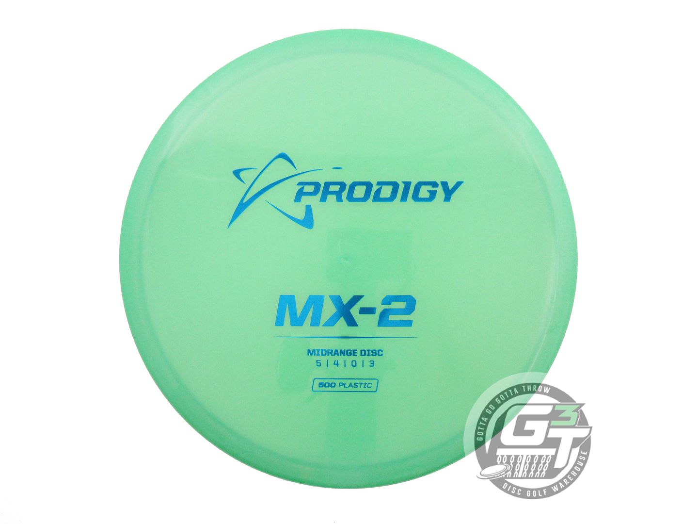 USED Prodigy Discs 500 MX2 175g Green Blue Foil Midrange Golf Disc