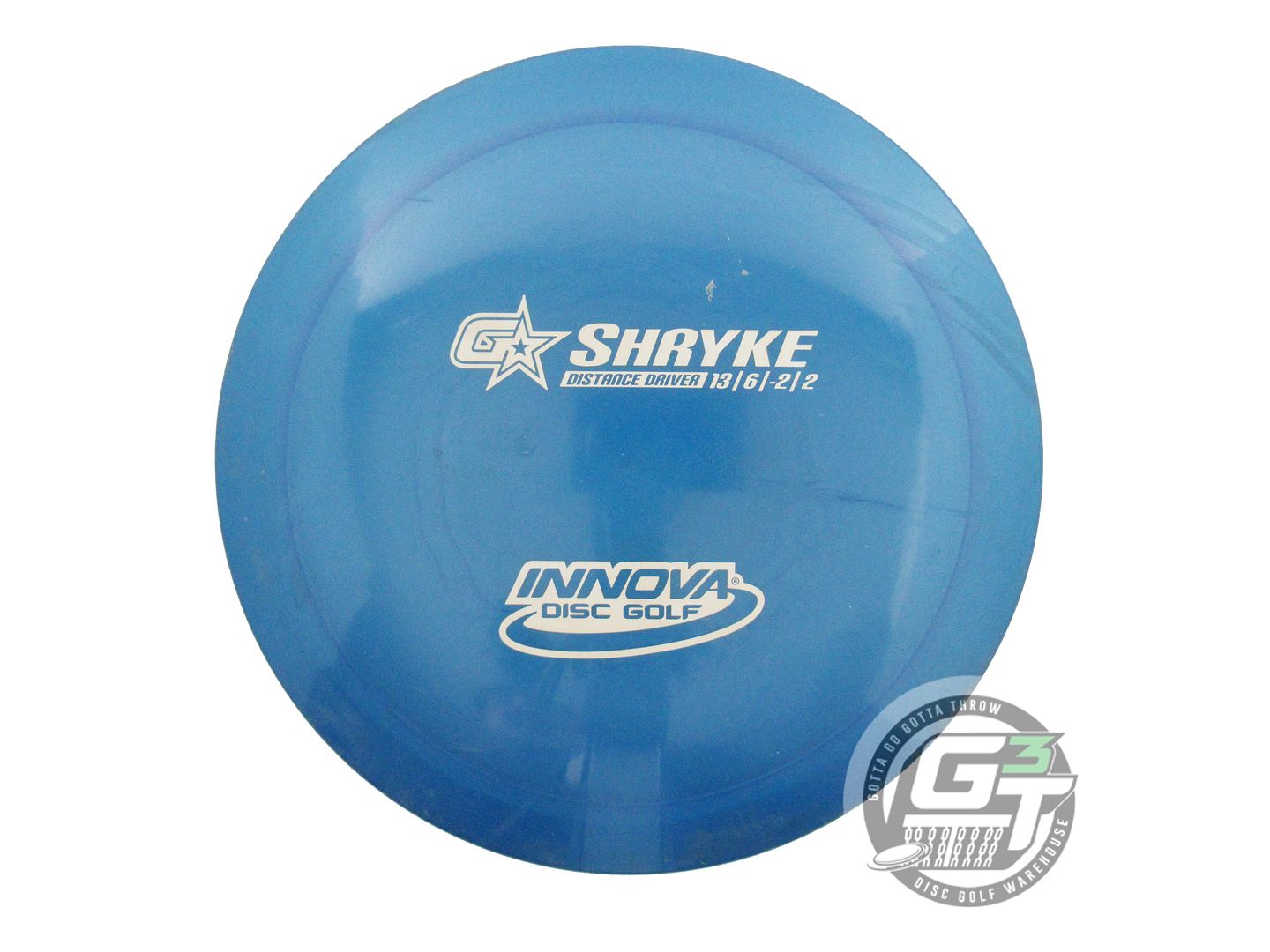 USED Innova GStar Shryke 170g Blue White Stamp Distance Driver Golf Disc