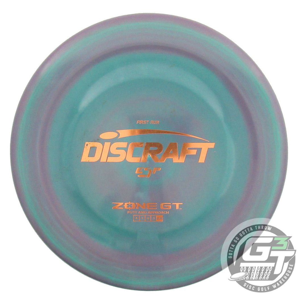 USED Discraft FIRST RUN ESP Zone 173g Purple-Green Copper Foil Putter Golf Disc