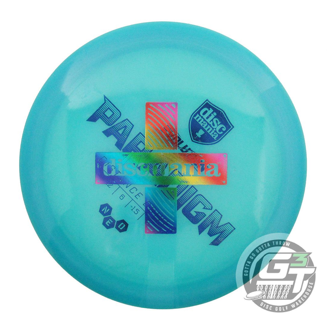 USED DiscMania X-OUT Neo Paradigm 172g Teal Driver Golf Disc