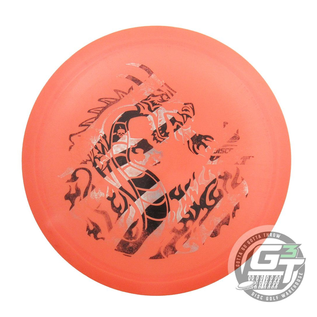 USED Discraft Big Z Heat 175g Orange Zebra Foil Distance Driver Golf Disc