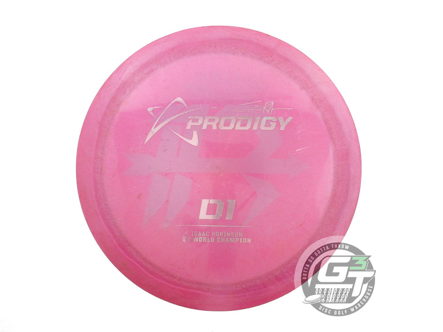 USED Prodigy Discs 500 D1 172g Pink Silver Foil Distance Driver Golf Disc