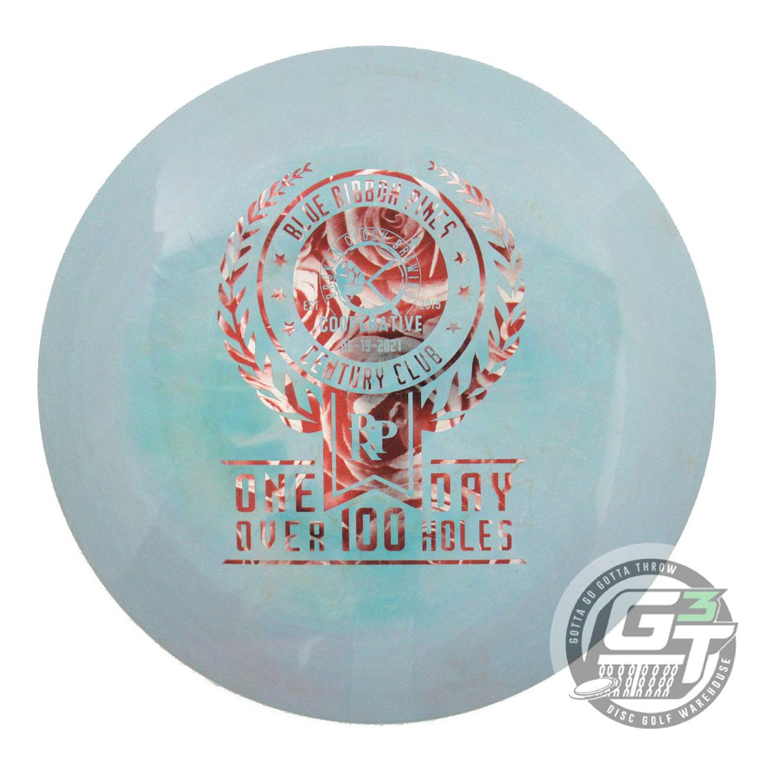USED Discraft ESP Undertaker 174g Teal Red Rose Foil Distance Driver Golf Disc
