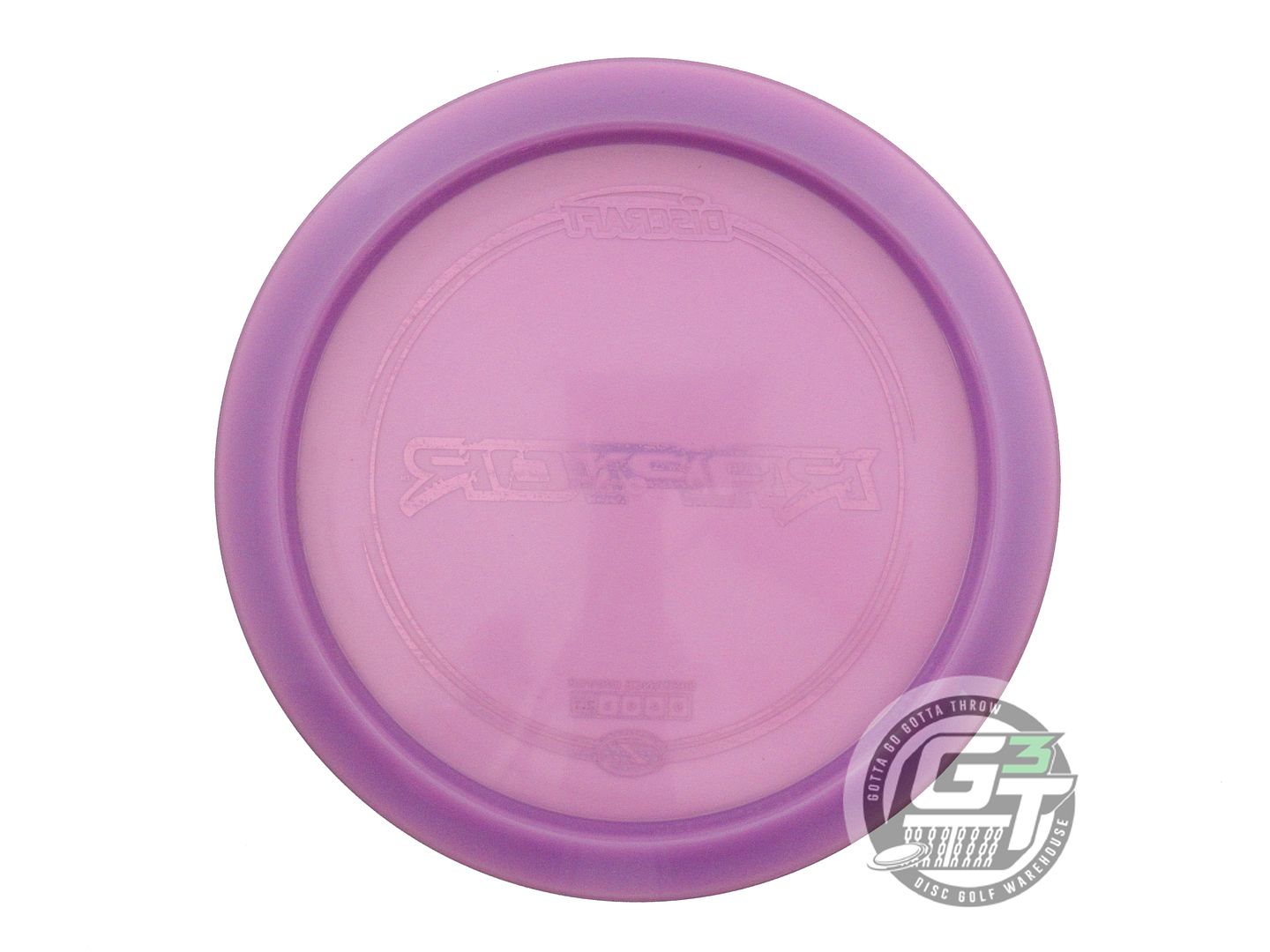 USED Discraft Z Raptor 175g Purple Red Static Foil Distance Driver Golf Disc