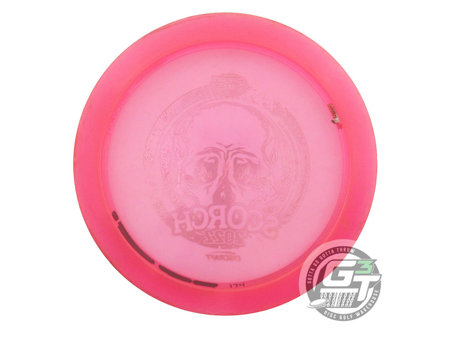 USED Discraft CryZtal FLX Scorch 174g Pink Orange Camo Foil Driver Golf Disc