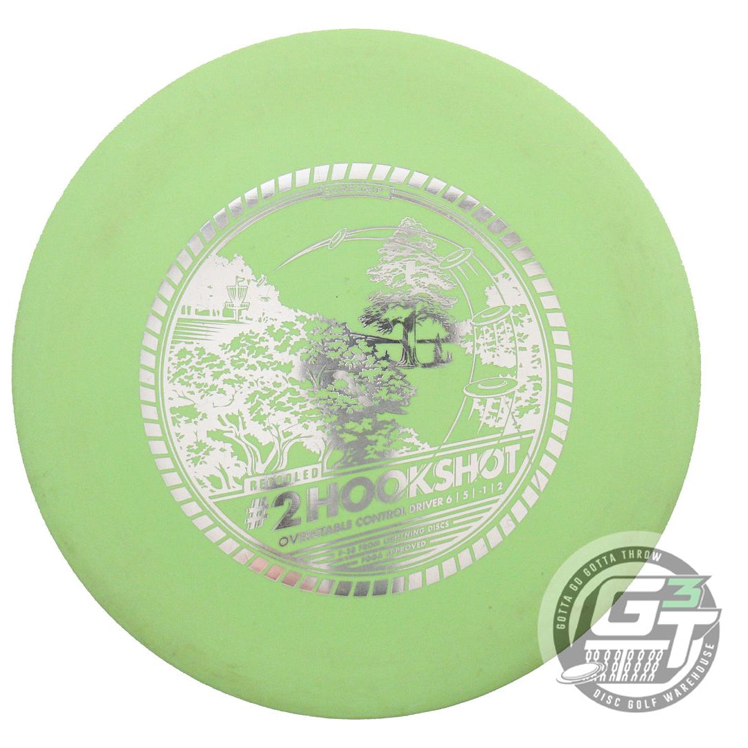 USED Lightning SureGrip #2 Hookshot 176g Lime Silver Foil Fairway Driver Disc