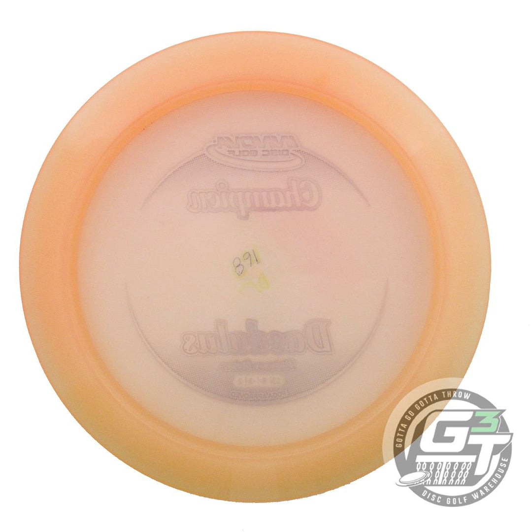 USED Innova Champion Daedalus 168g Peach Blue Foil Distance Driver Golf Disc