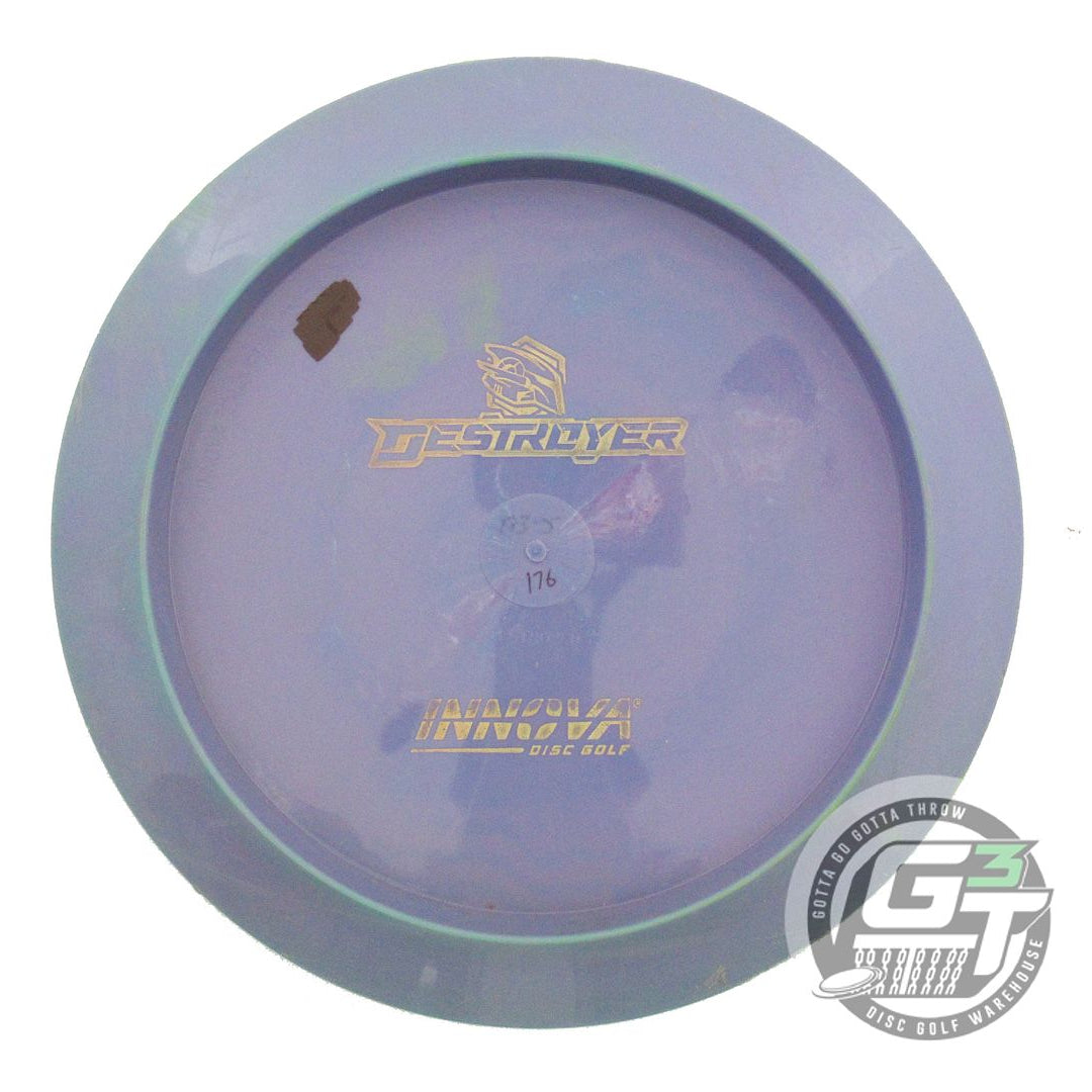 USED Innova Backstamp Star Destroyer 176g Purple Gold Holo Foil Driver Golf Disc