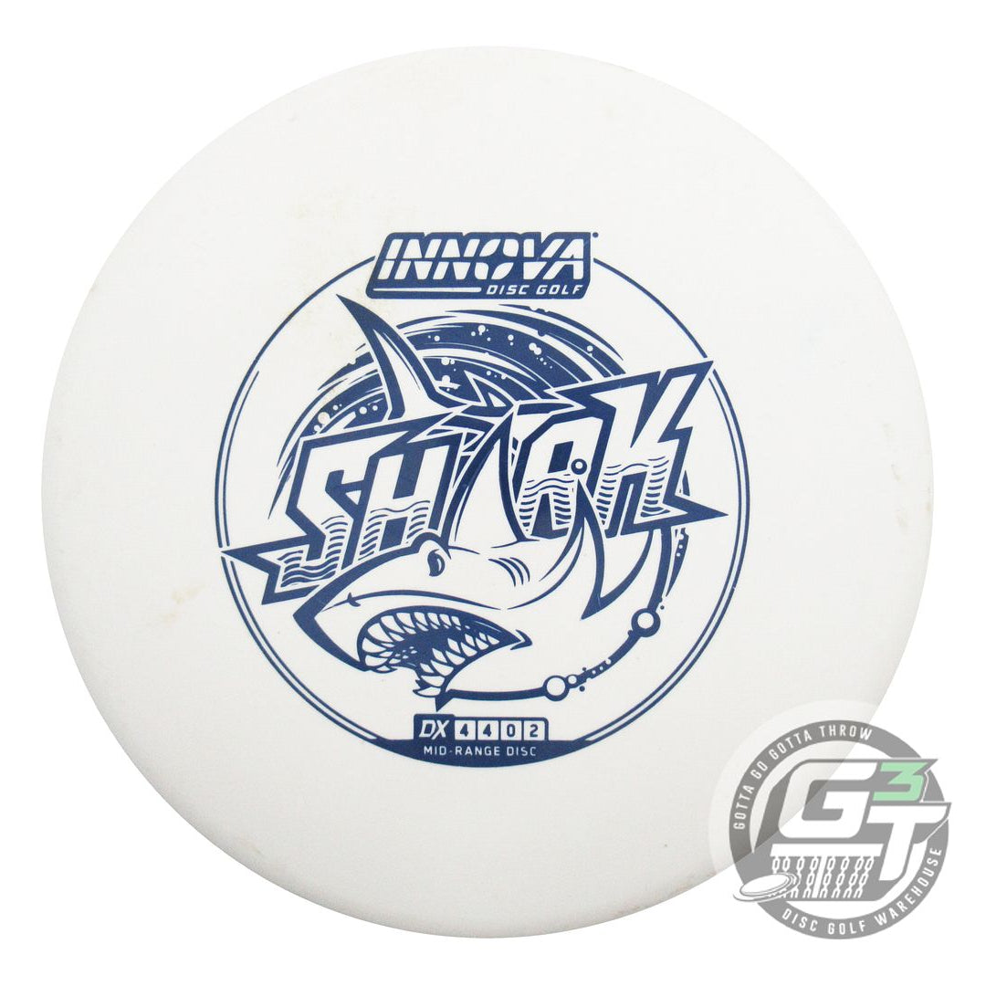 USED Innova DX Shark 150g White Blue Stamp Midrange Golf Disc