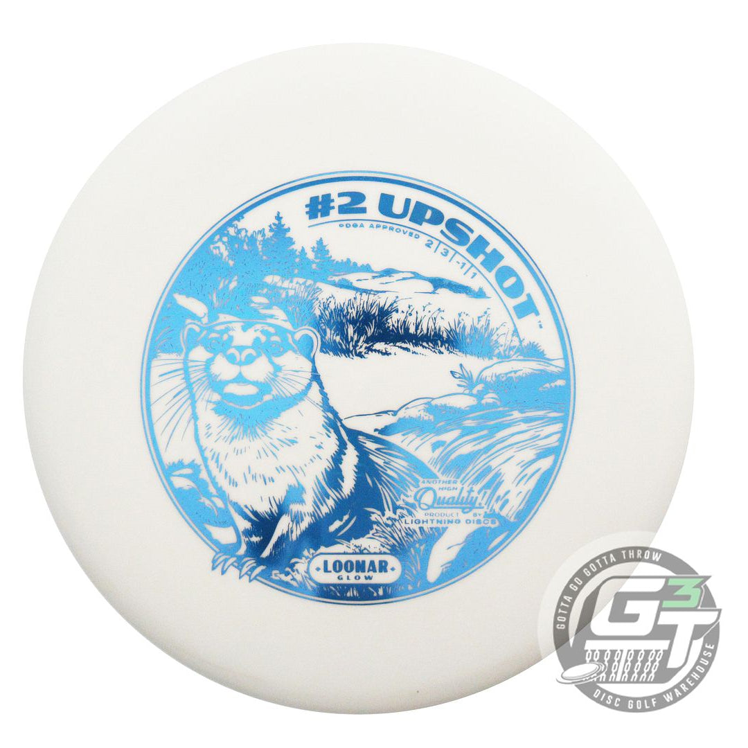 NOS Lightning Loonar Glow #2 Upshot 176g Blue Foil Putter Golf Disc
