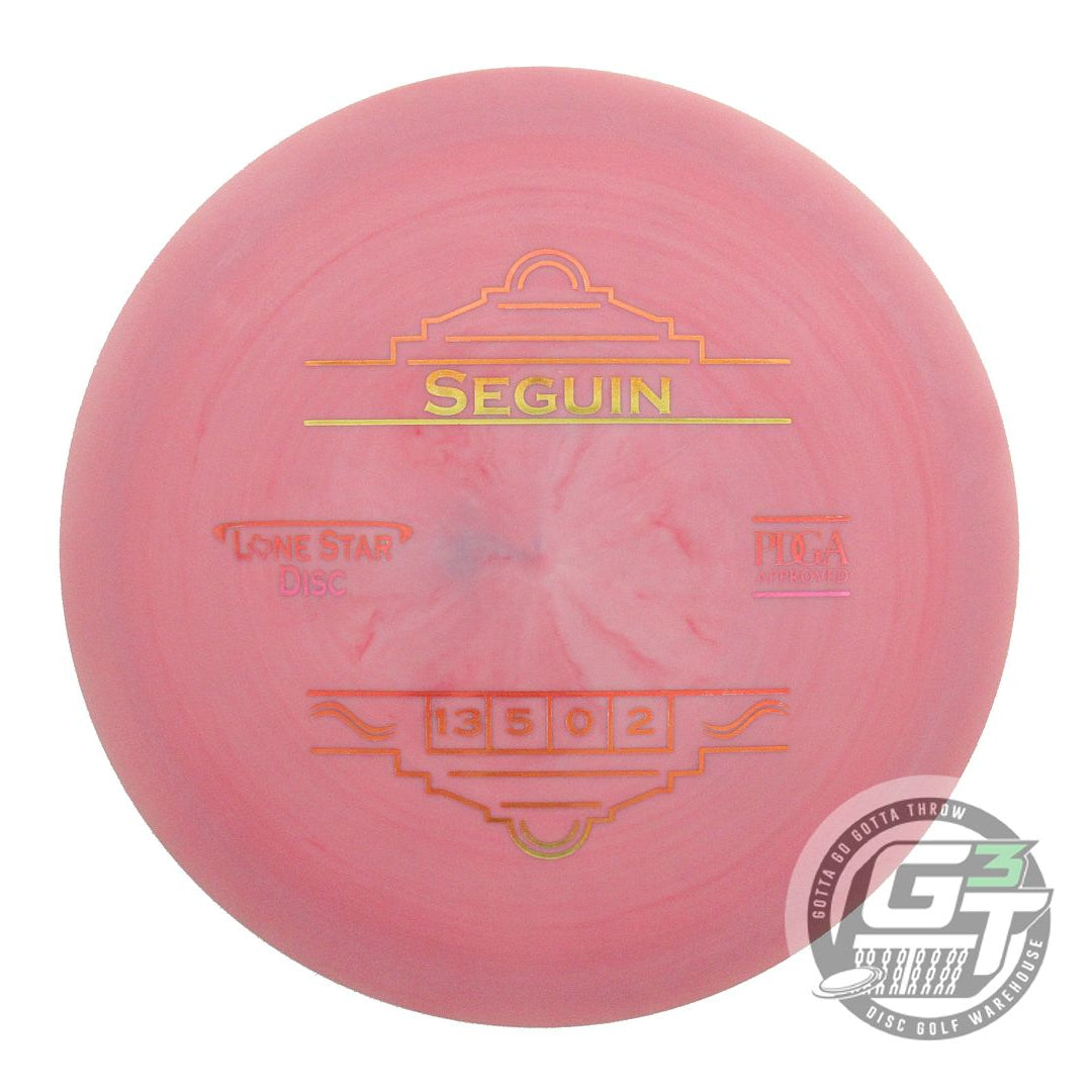 USED Lone Star Bravo Seguin 173g Pink Sunset Foil Distance Driver Golf Disc