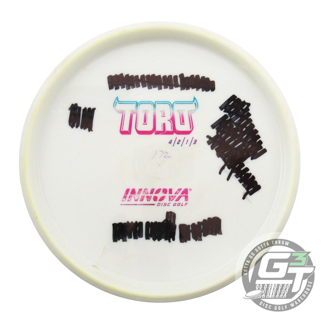 USED Innova Backstamp Star Toro 172g White Miami Foil Midrange Golf Disc