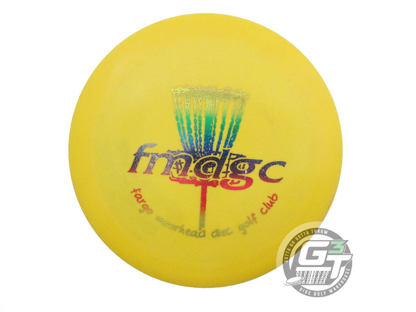USED Innova Pro Destroyer 168g Yellow Rainbow Foil Distance Driver Golf Disc