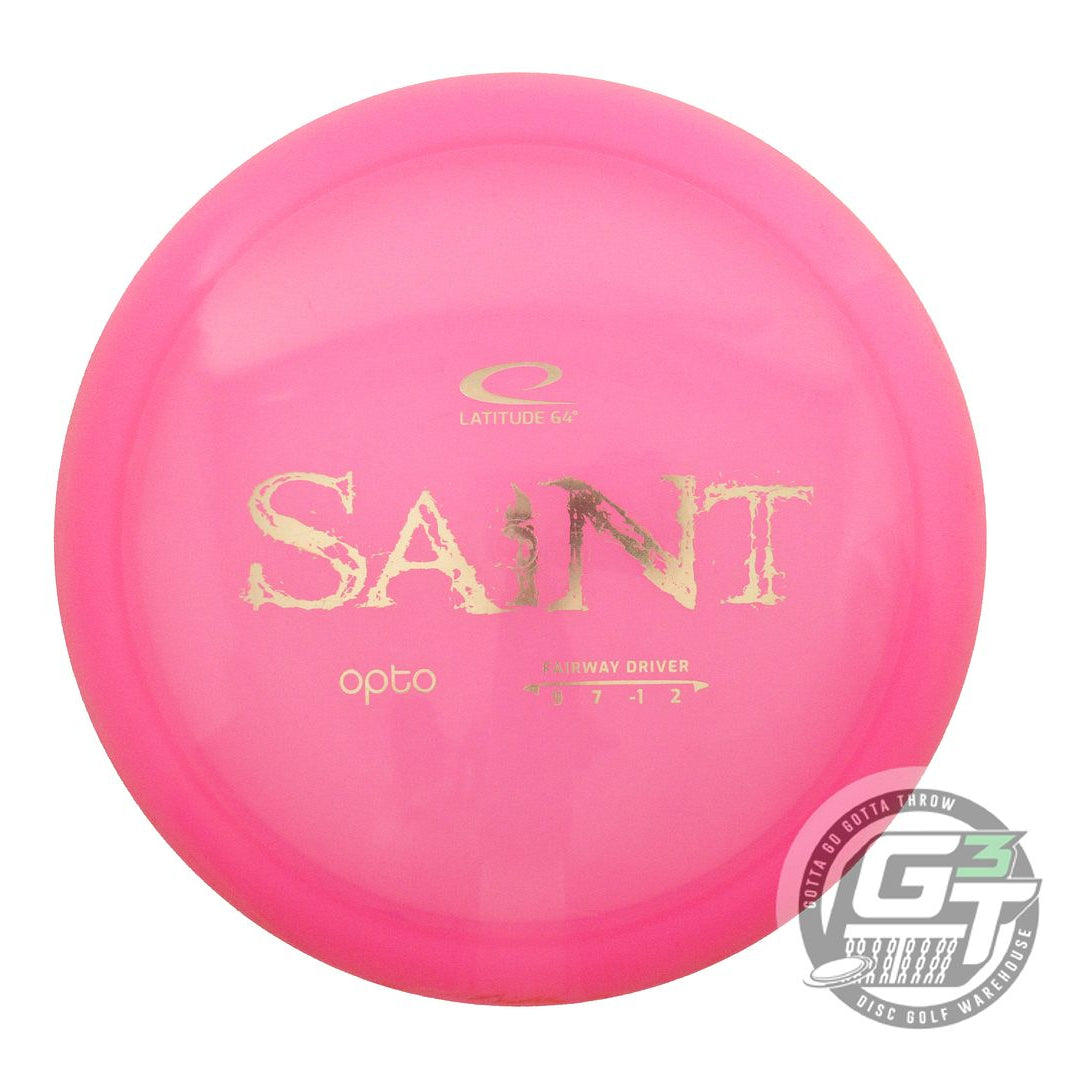 USED Latitude 64 Opto Saint 174g Pink Gold Foil Fairway Driver Golf Disc