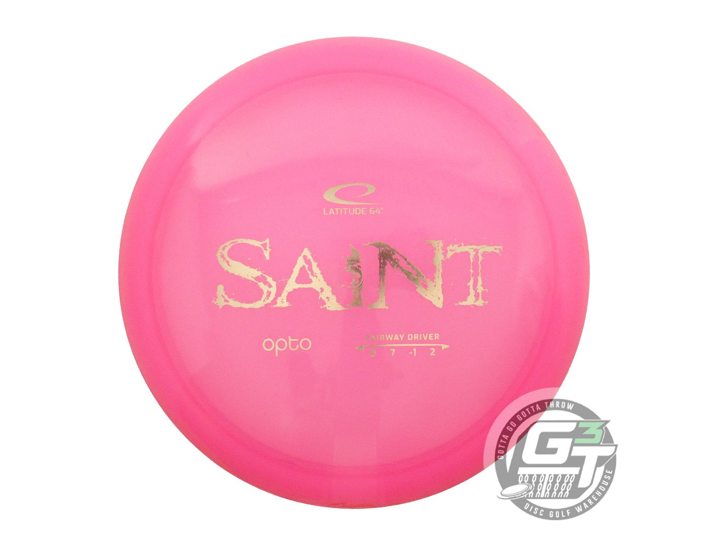 USED Latitude 64 Opto Saint 174g Pink Gold Foil Fairway Driver Golf Disc