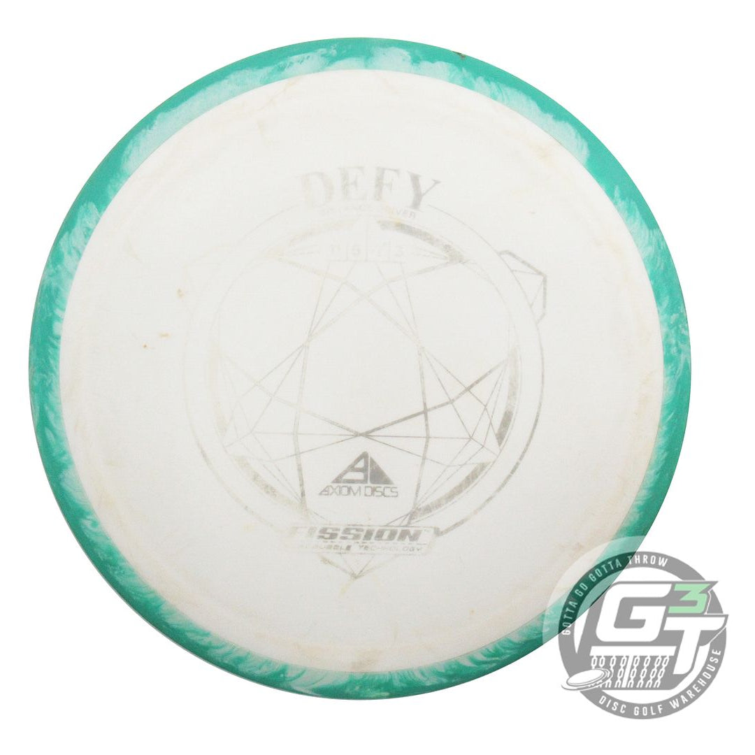 USED Axiom Discs Fission Defy 157g White Seafoam Rim Distance Driver Golf Disc