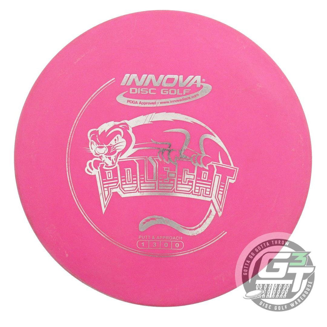 USED Innova DX Polecat 177g Hot Pink Silver Foil Putter Golf Disc