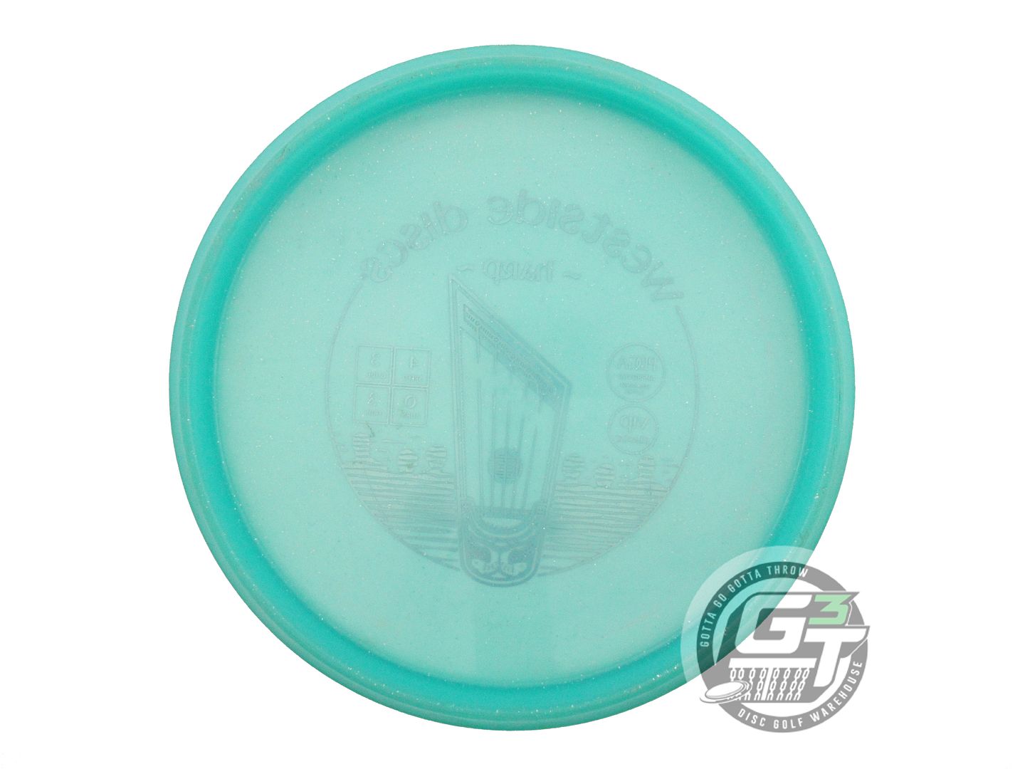 USED Westside Discs VIP Harp 173g Seafoam Magenta Foil Putter Golf Disc
